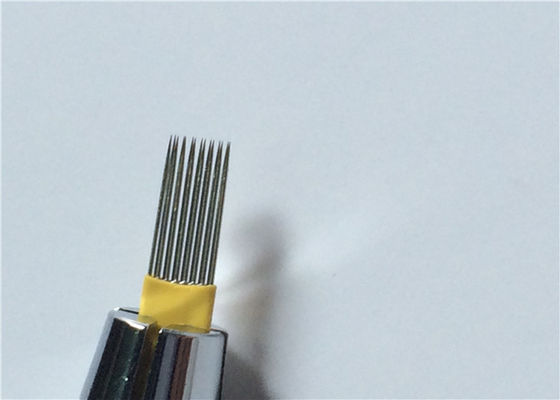 Trung Quốc Kim xăm lông mày trang điểm vĩnh viễn Microblading 15M dùng một lần Ít rung nhà cung cấp
