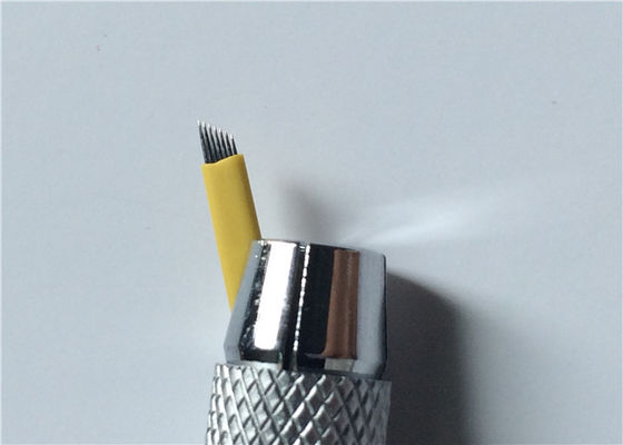 Trung Quốc 0,25mm 7 chân kim 3D Microblading Eyebrow bằng thép không gỉ để trang điểm vĩnh viễn nhà cung cấp