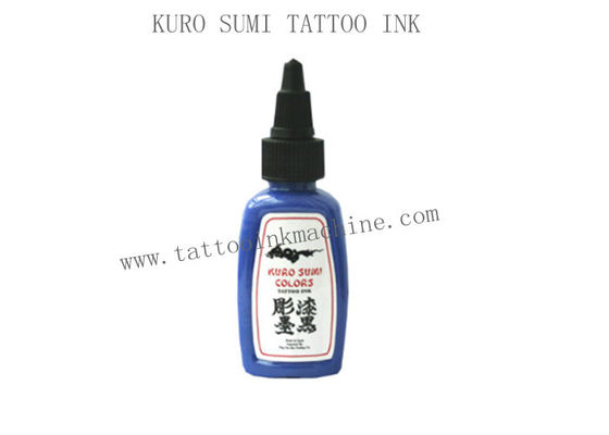 Trung Quốc Mực xăm vĩnh cửu màu xanh 1OZ Kuro Sumi để xăm hình trên cơ thể nhà cung cấp