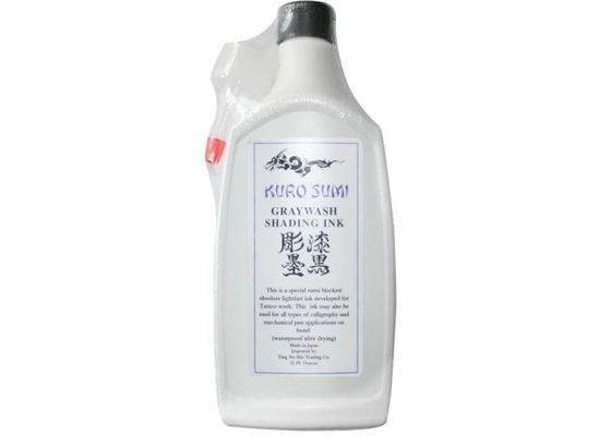 Trung Quốc 12oz Kuro Sumi Greywash Shading Mực Hình Xăm Vĩnh Cửu (Sản Xuất Tại Nhật Bản) Cho Hình Xăm Trên Cơ Thể nhà cung cấp