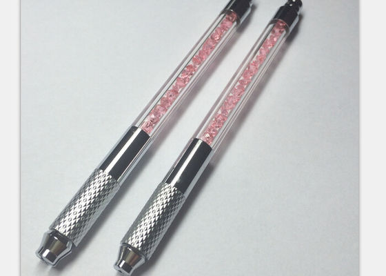 Trung Quốc Hình xăm bút lông mày vĩnh viễn bằng tay màu hồng pha lê với thiết bị khóa chốt nhà cung cấp