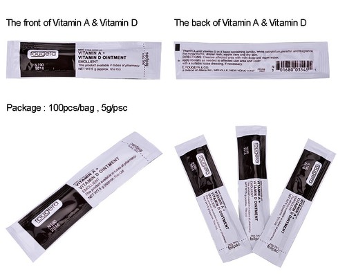 Thuốc mỡ Fougera Vitamin 5G A và D Thiết bị trang điểm vĩnh viễn chống sẹo 1