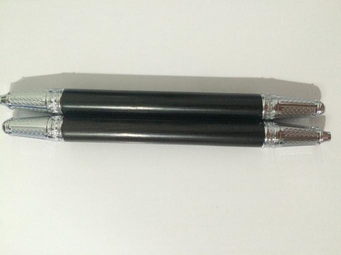 Bút xăm bằng tay 5D Eyebrow Microblading với đầu gỗ đôi, Bút xăm thẩm mỹ 0