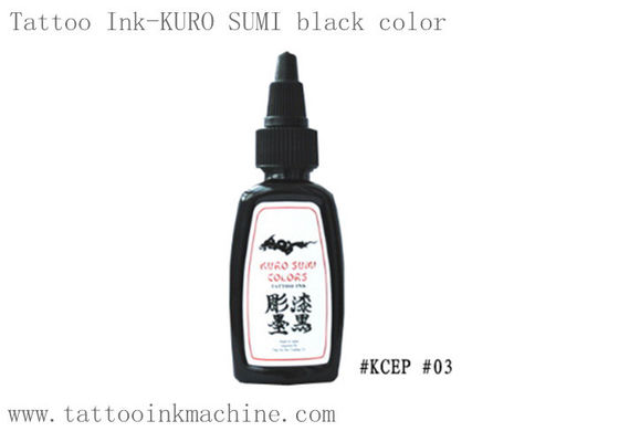Trung Quốc 1OZ Màu đen đích thực Mực xăm vĩnh cửu OEM Kuro Sumi để xăm hình trên cơ thể nhà cung cấp