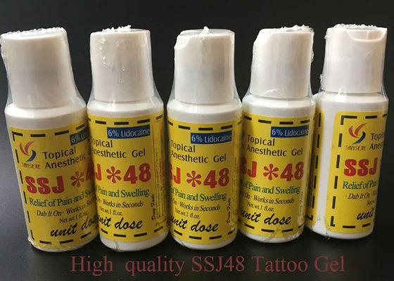 Trung Quốc Mái mày môi hình xăm kem gây mê 6% SSJ * 48 hình xăm Gel gây mê nhà cung cấp