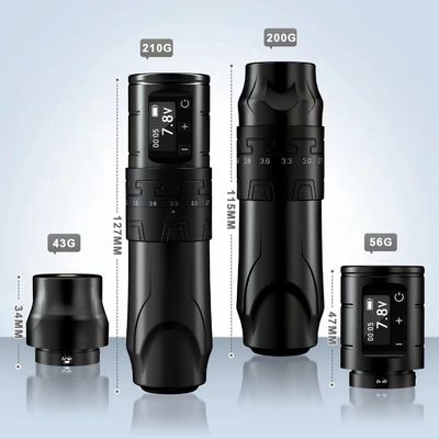 Vũ khí xăm không dây 1500mAh INKONE SABER Coreless Xăm máy bút Động cơ mạnh Long Stroke 4.2mm Máy bay nhôm nhà cung cấp