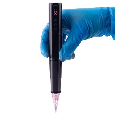 Scalp Micropigmentation Cây lông mày, môi vàng, hộp xăm xoay bút, thép không gỉ với pin điện nhà cung cấp