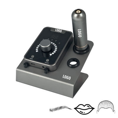 Thiết bị vi sắc tố da đầu SMP loại súng điện với trang điểm vĩnh viễn và Máy xăm động cơ Thụy Sĩ màu xanh đen nhà cung cấp