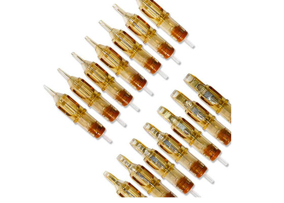 20Pcs / hộp hộp màu vàng hình xăm lông mày kim trang điểm vĩnh viễn nhà cung cấp