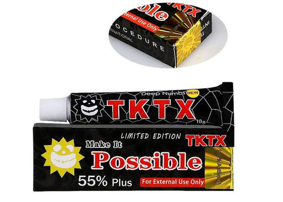 55% Đen Tktx Kem gây mê tại chỗ Laser Removal Cream 10g nhà cung cấp