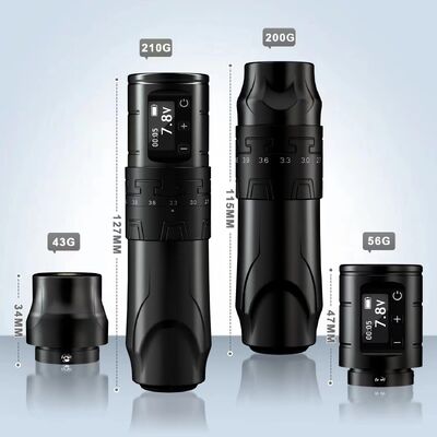 INKONE Thương Hiệu Stroke 2.4-4.2mm Máy xăm động cơ Coreless Bút xăm không dây nhà cung cấp