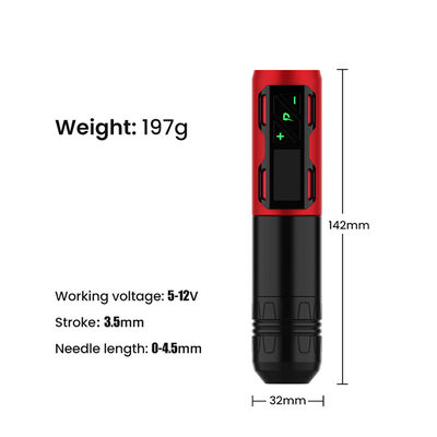 Digital Rotary Battery Coreless Tattoo Gun Tattoo Pen 1800 Mah Wireless Tattoo Machine nhà cung cấp