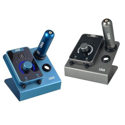 Thiết bị vi sắc tố da đầu SMP loại điện với trang điểm vĩnh viễn và Máy xăm động cơ Thụy Sĩ màu xanh đen