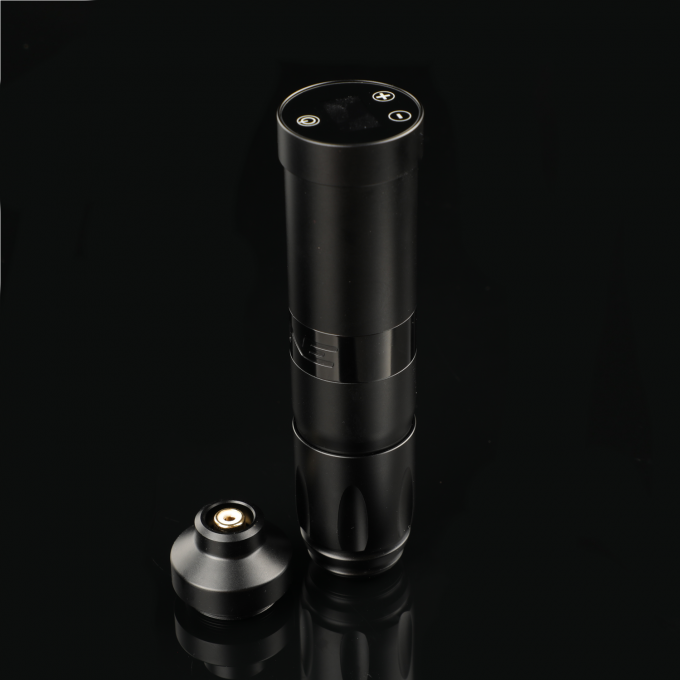 Th&eacute;p kh&ocirc;ng gỉ 1800mAh NARW M&aacute;y xăm kh&ocirc;ng d&acirc;y 1-OLED Hiển thị m&agrave;n h&igrave;nh cảm ứng Pin s&uacute;ng xăm xoay b&uacute;t xăm bằng điện RCA 4