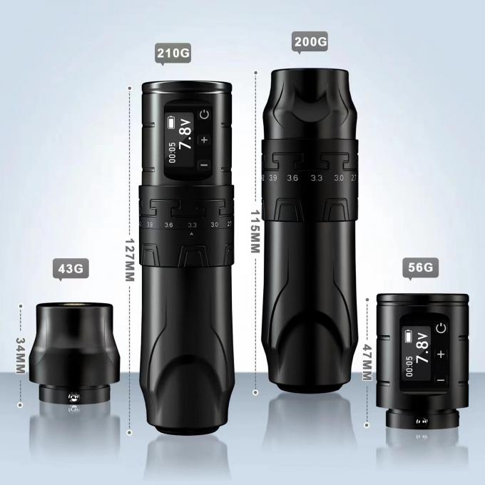 Vũ khí xăm không dây 1500mAh INKONE SABER Coreless Xăm máy bút Động cơ mạnh Long Stroke 4.2mm Máy bay nhôm 10