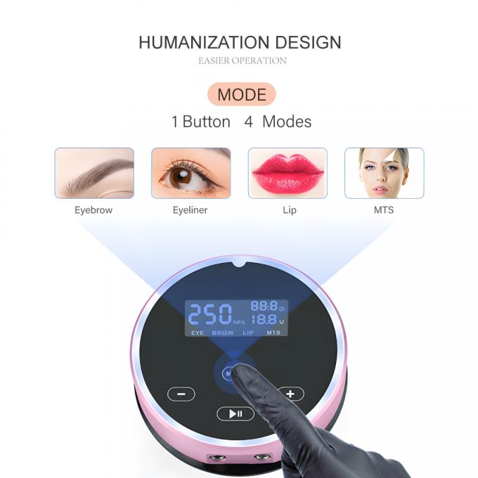Máy Microblading Lưỡi ngực phổ quát mạnh mẽ Máy trang điểm vĩnh viễn điện với bảng điều khiển màn hình cảm ứng và máy quay 7