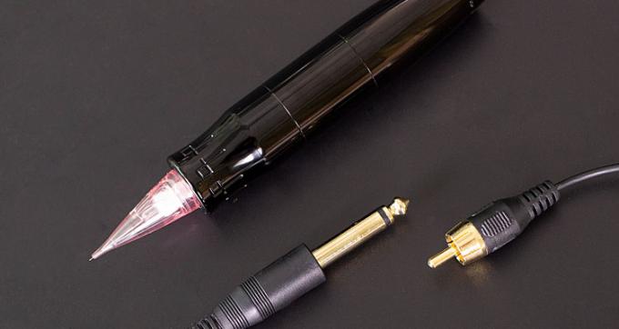 M&aacute;y in h&igrave;nh xăm da mặt bằng m&ocirc;i điện tử Xương mỹ Permanent Make up Brow Tattoo Pen với giao diện RCA v&agrave; tốc độ Max.10000 RPM 1