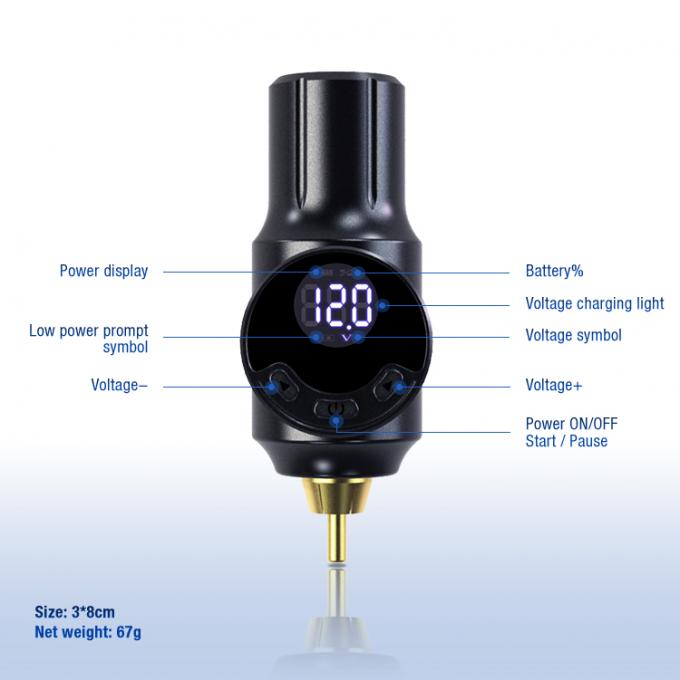 67g Điện không dây cho hình xăm Hiệu suất vượt trội cho các nghệ sĩ chuyên nghiệp 3