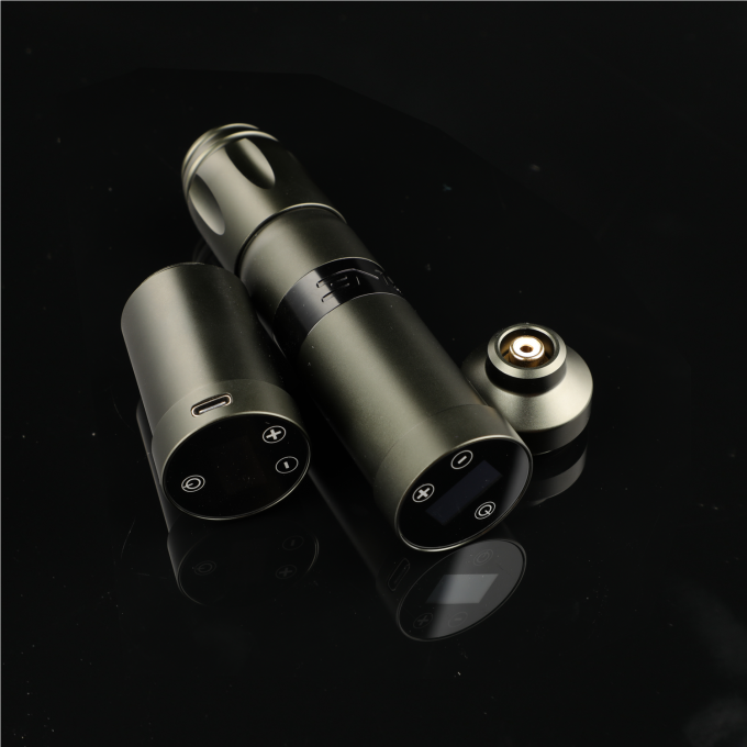INKONE NARW Thương Hiệu Kỹ Thuật Số M&agrave;n H&igrave;nh Cảm Ứng LCD Hiển Thị Pin 1800MAh B&uacute;t Xăm Vi Sắc Tố M&aacute;y Kh&ocirc;ng D&acirc;y M&aacute;y Xăm 14
