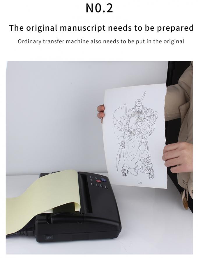 12000mAh Mini Tattoo Stencil Printer M&aacute;y photocopy nhiệt M&aacute;y in chuyển đổi kh&ocirc;ng d&acirc;y M&aacute;y in h&igrave;nh xăm M&aacute;y in h&igrave;nh xăm 2