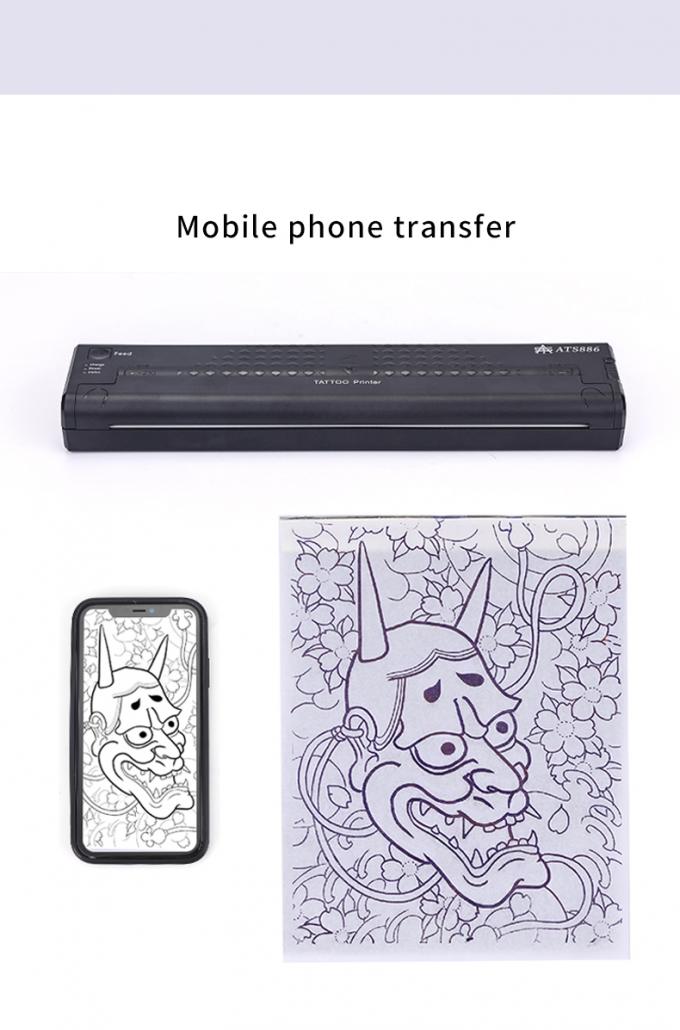 12000mAh Mini Tattoo Stencil Printer M&aacute;y photocopy nhiệt M&aacute;y in chuyển đổi kh&ocirc;ng d&acirc;y M&aacute;y in h&igrave;nh xăm M&aacute;y in h&igrave;nh xăm 14