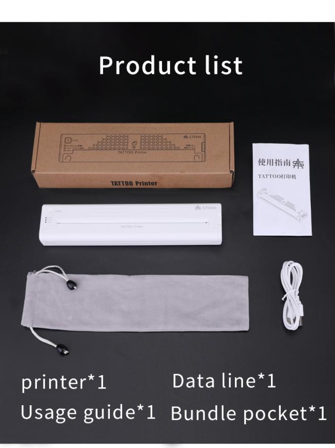 12000mAh Mini Tattoo Stencil Printer M&aacute;y photocopy nhiệt M&aacute;y in chuyển đổi kh&ocirc;ng d&acirc;y M&aacute;y in h&igrave;nh xăm M&aacute;y in h&igrave;nh xăm 28