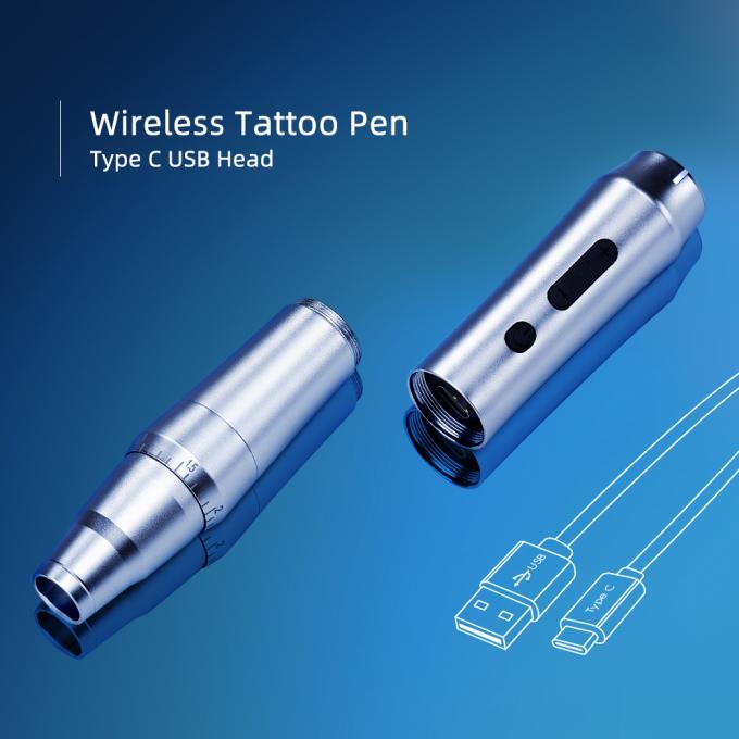 B&uacute;t xăm điện kh&ocirc;ng d&acirc;y M&aacute;y trang điểm vĩnh cửu kh&ocirc;ng d&acirc;y với pin đ&ocirc;i Mũ xăm 6