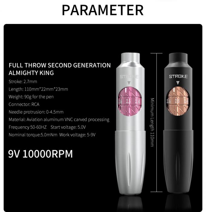 Dermograph Makeup Digital Wireless Battery M&aacute;y xăm xoay M&aacute;y xăm vĩnh viễn 4