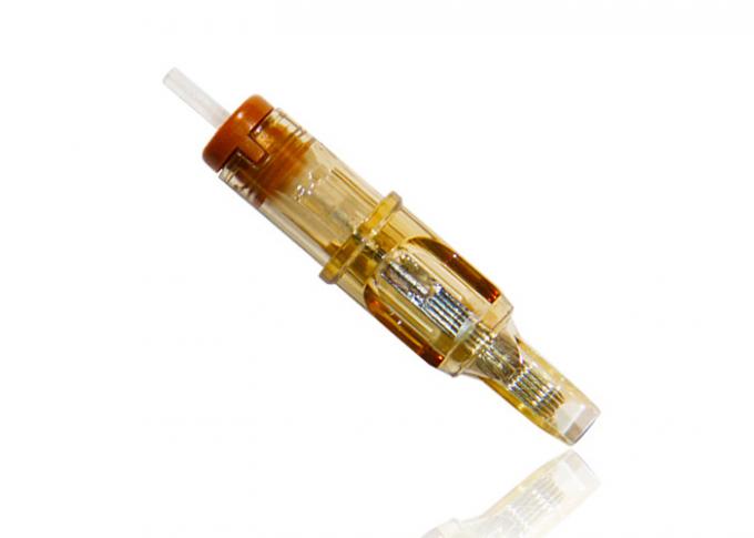 20Pcs / hộp hộp màu vàng hình xăm lông mày kim trang điểm vĩnh viễn 4